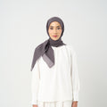 Plain Crystal Line Signature 29 - Hijab Segiempat Bordir Crystal