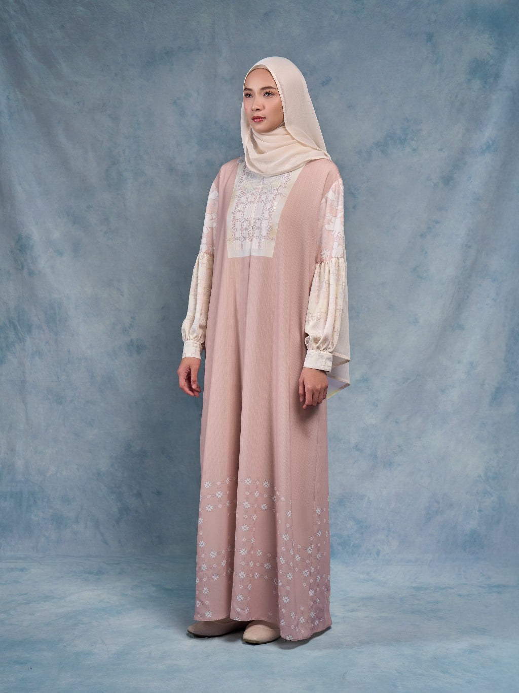 Athira Dress - Gaun Motif Bunga