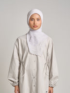 Dhiya Embroidery - Jilbab Segiempat Bordir Gelombang Kristal