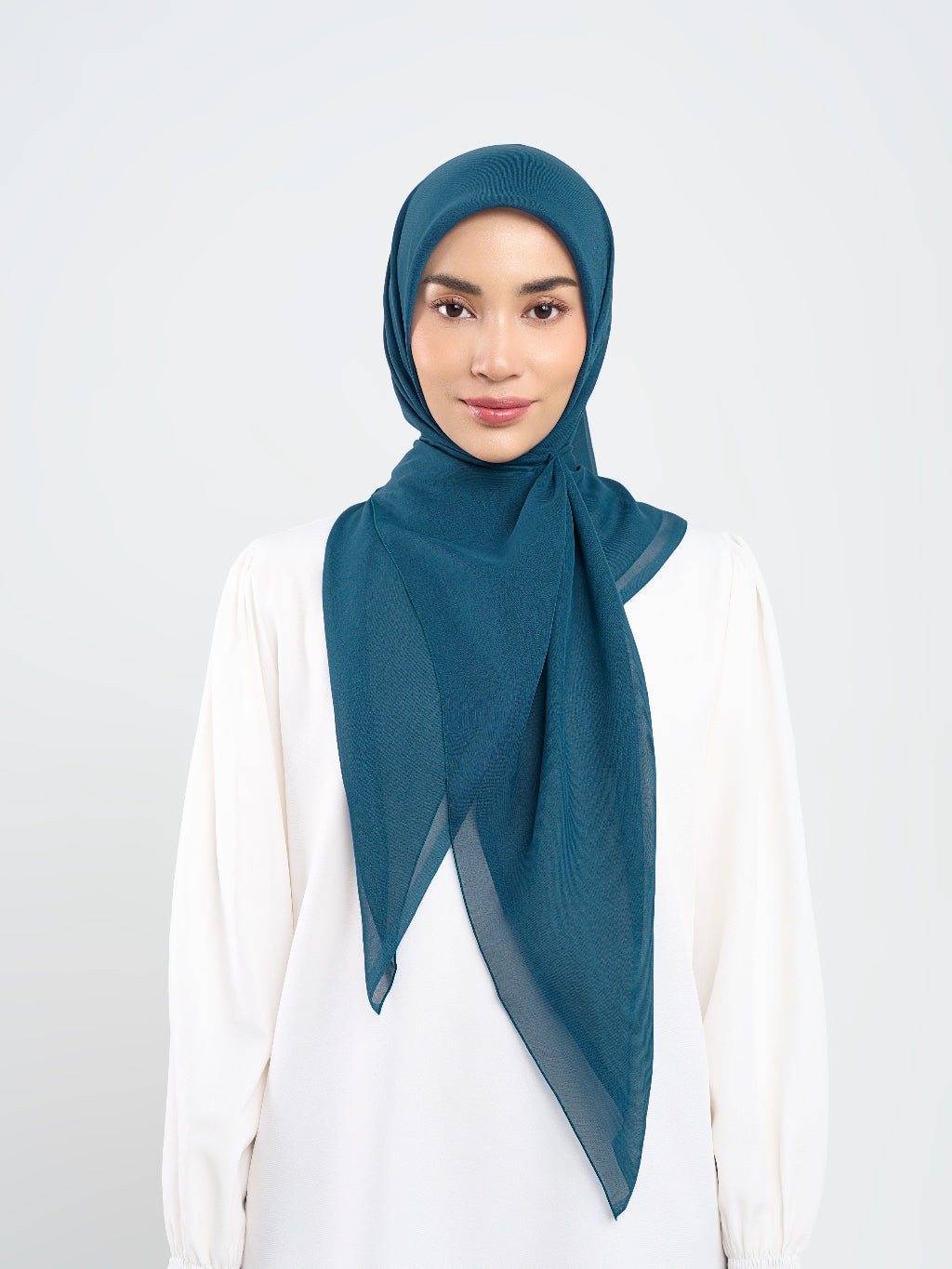 (RESTOCK WARNA) Paris Polos - Jilbab Segiempat Paris Jepang Premium