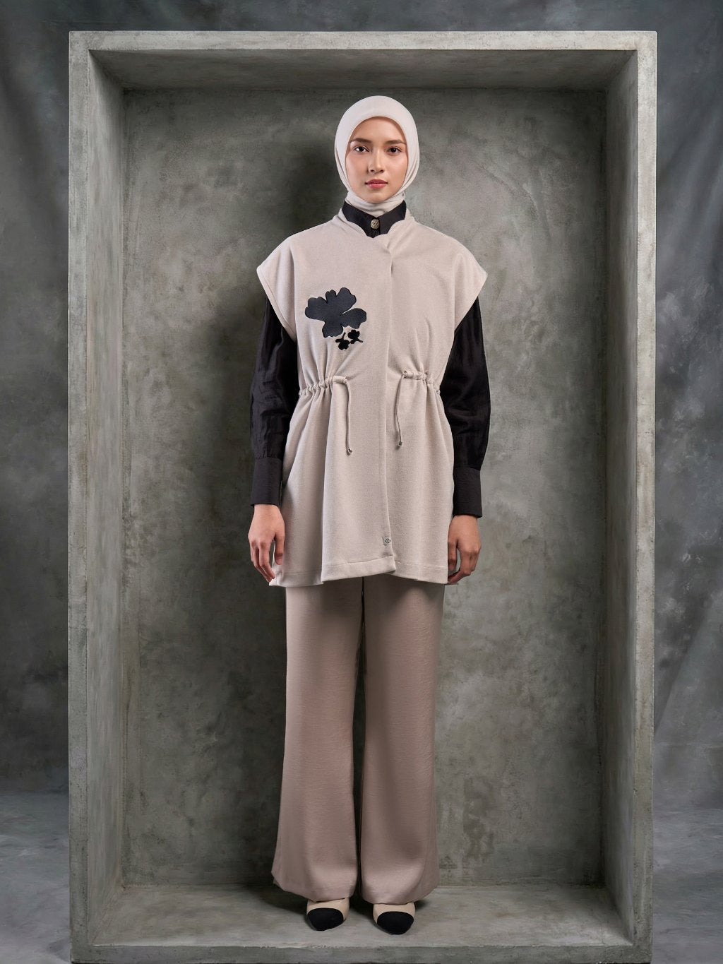 Rompi Maysa - Luaran Suede Premium