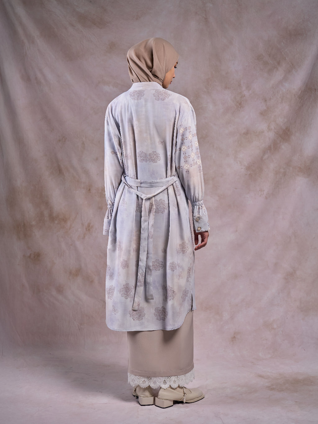 Qamila Tunic - Tunik Motif Bunga