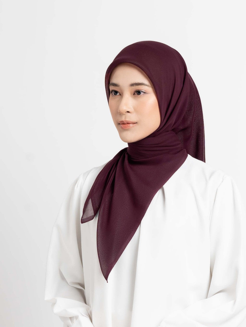 (RESTOCK WARNA) Paris Polos - Jilbab Segiempat Paris Jepang Premium