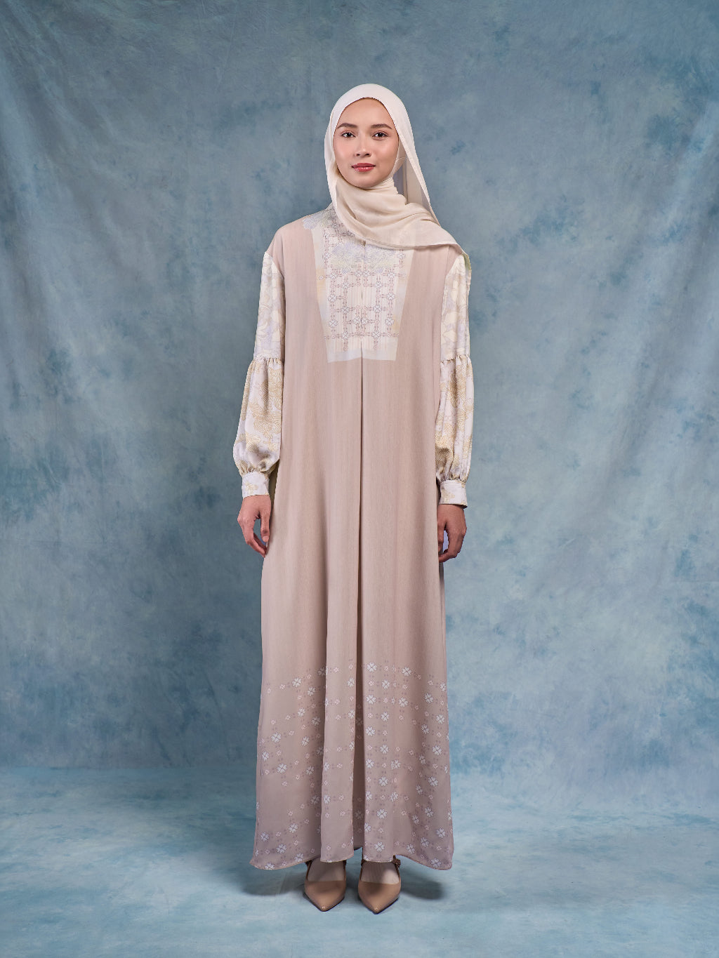 Athira Dress - Gaun Motif Bunga