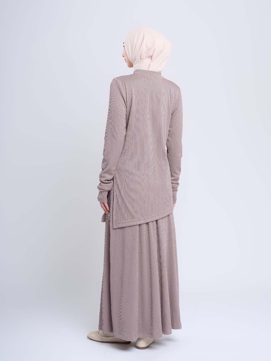 Terra Top - Atasan Pleats Rajut