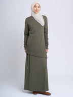 Terra Top - Atasan Pleats Rajut