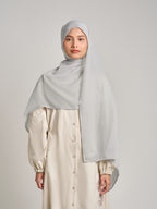Liqo Pashmina - Pashmina Bordir Premium Jatuh
