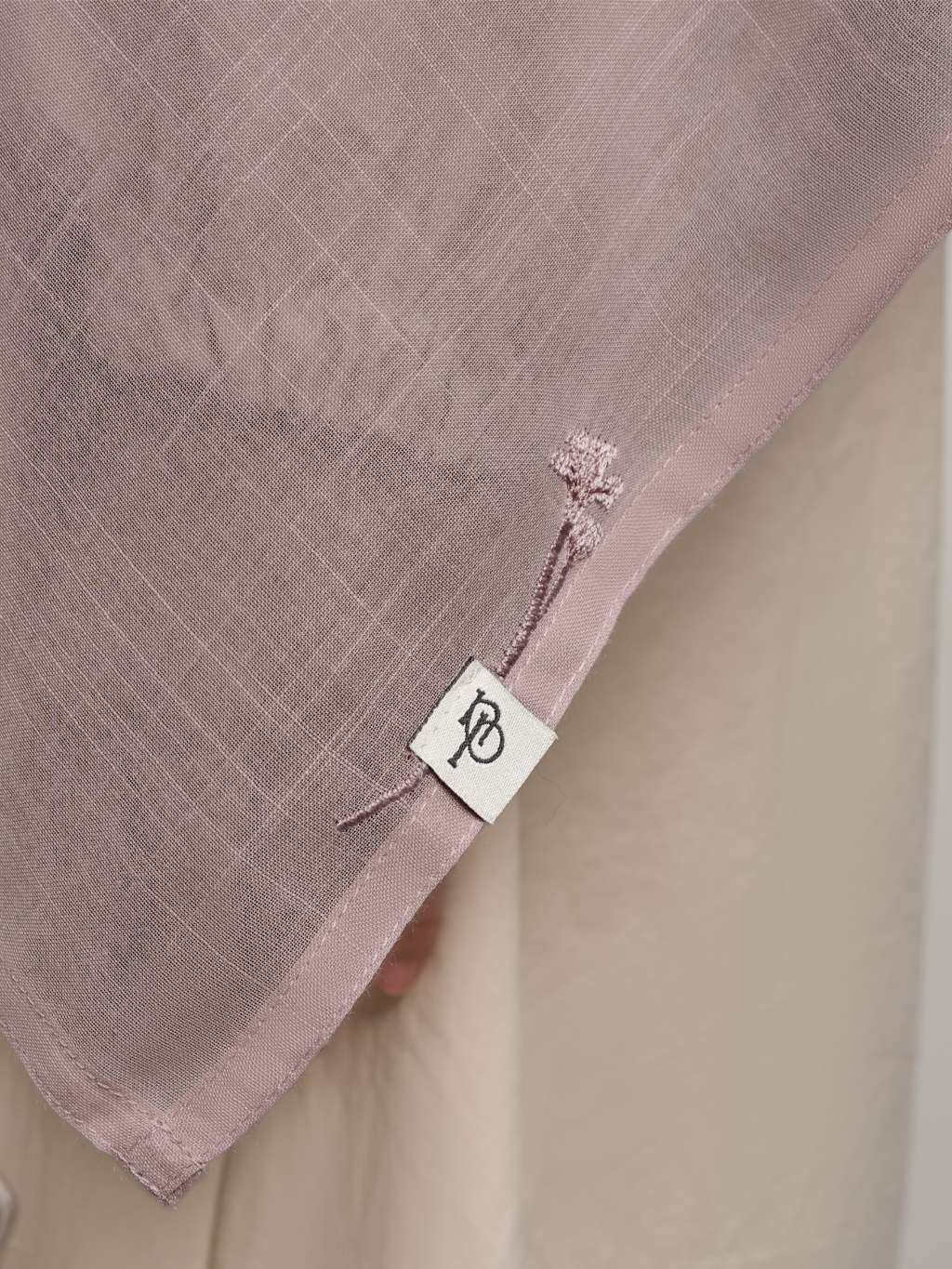 Liqo Pashmina - Pashmina Bordir Premium Jatuh
