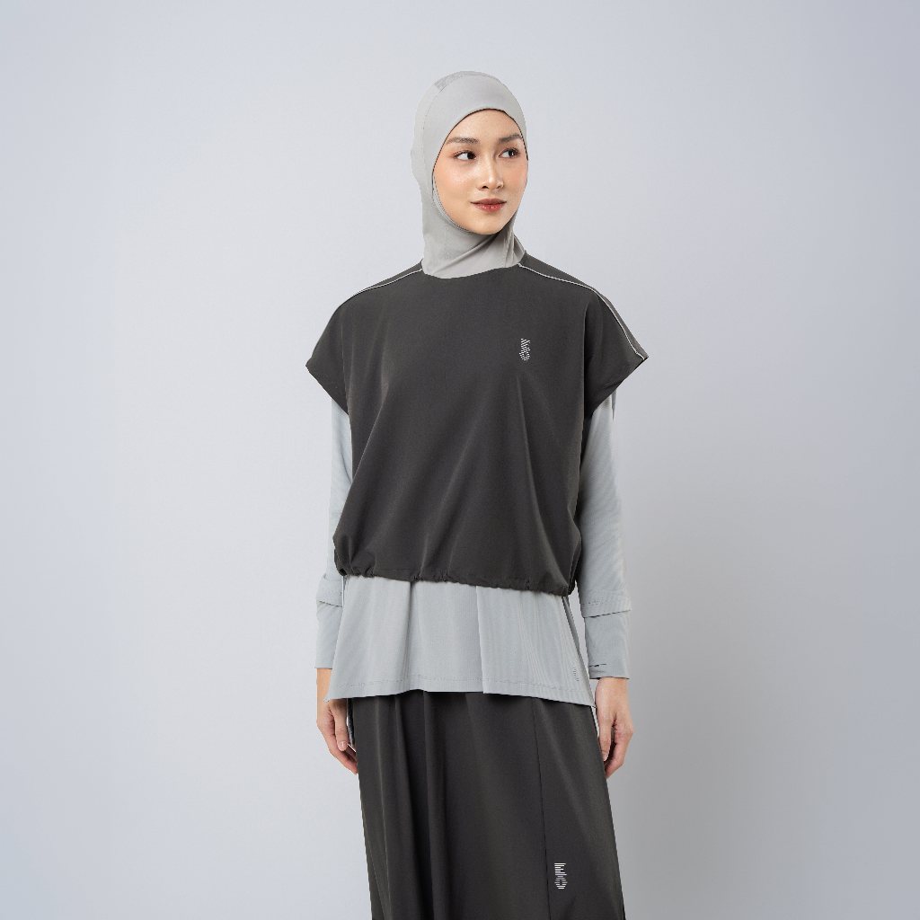 EasyOn Eila Hijab Vest - Hijab Rompi Olahraga Anti UV