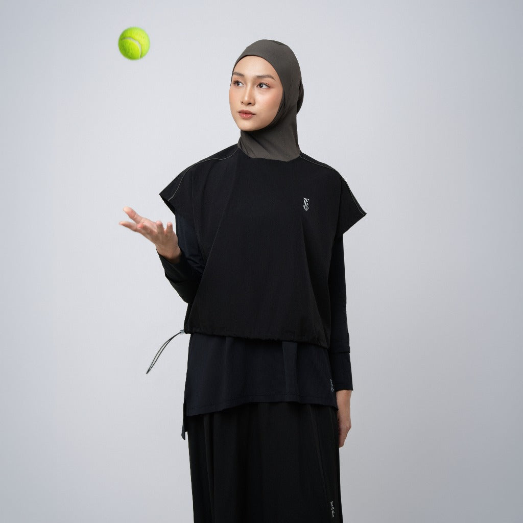 EasyOn Eila Hijab Vest - Hijab Rompi Olahraga Anti UV