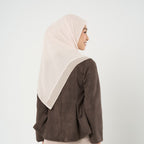 Ayara Embroidery - Hijab Segiempat Bordir Bunga Crystal