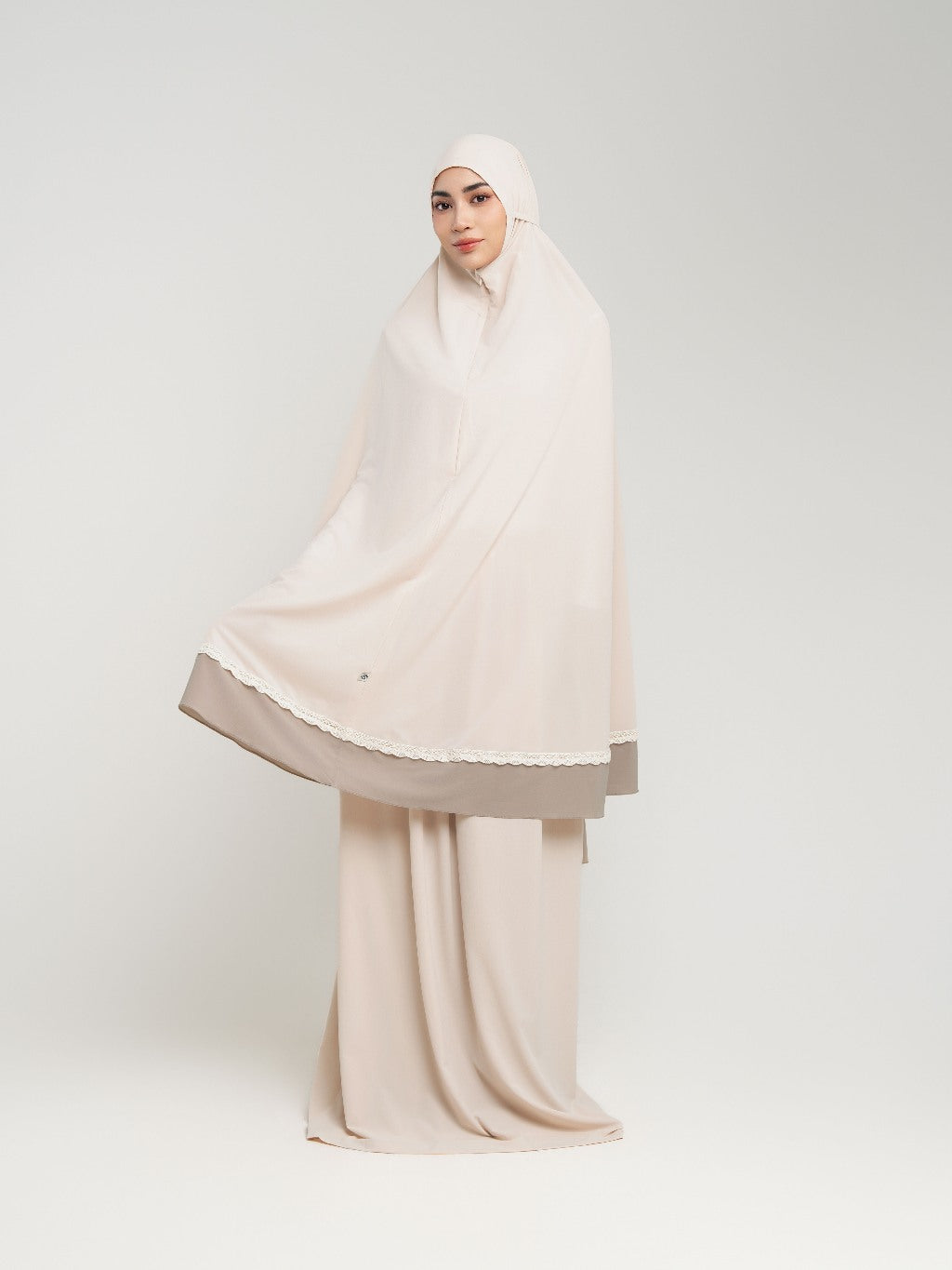 Samara Lace Mukena Travel Premium 2 Tone
