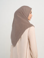Runi Embroidery - Hijab Segi Empat Bordir Bunga Kristal