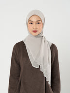 Napocut Hijab - Liyana Embroidery - Hijab Segiempat Paris Jepang Bordir Bunga Kristal Premium