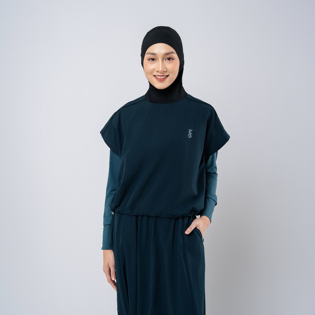 EasyOn Eila Hijab Vest - Hijab Rompi Olahraga Anti UV