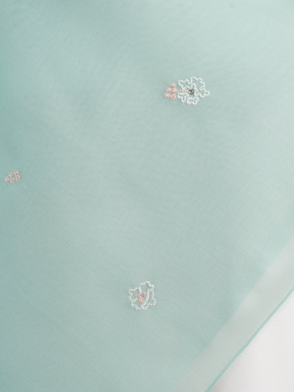 Kenna Embroidery - Crystal Flower Embroidered Square Hijab