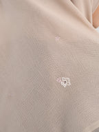 Kenna Embroidery - Crystal Flower Embroidered Square Hijab