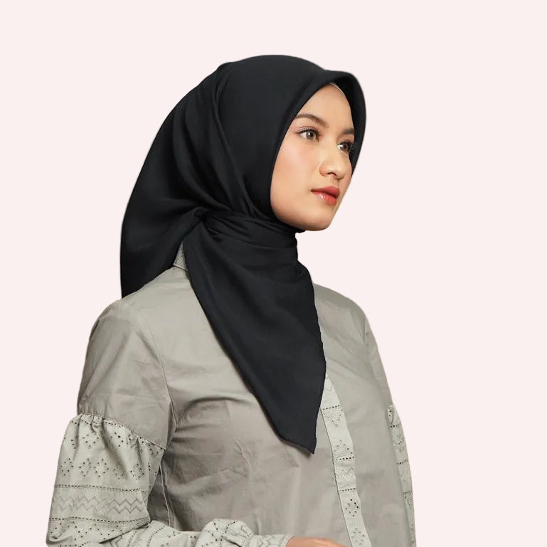 Primrose Voal - Jilbab Voal Segiempat Earth Tone
