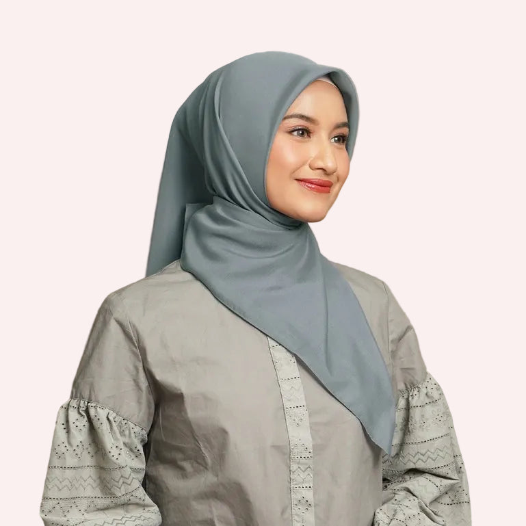 Primrose Voal - Jilbab Voal Segiempat Earth Tone