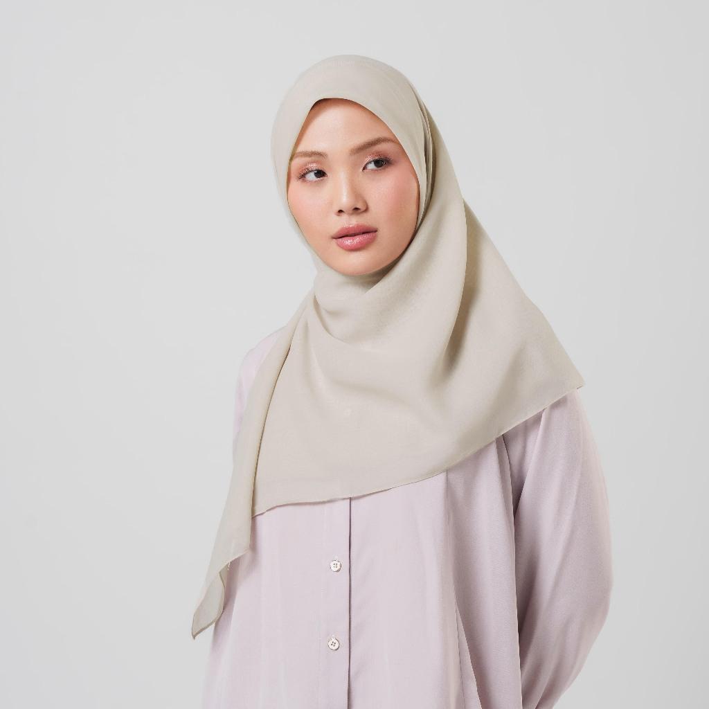 Plain Ultrasoft -  Hijab Segiempat Polos Premium