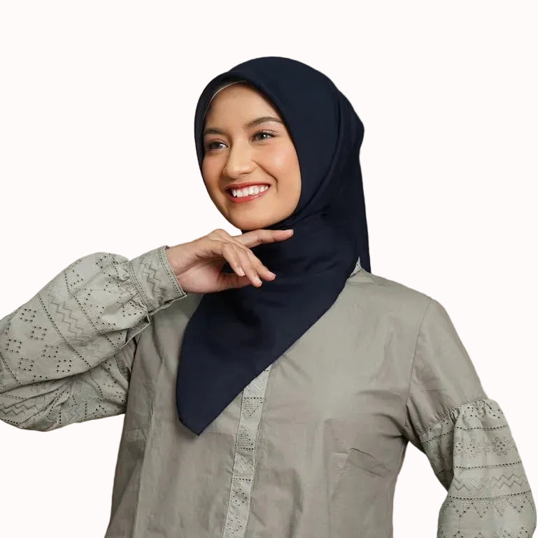 Primrose Voal - Jilbab Voal Segiempat Earth Tone