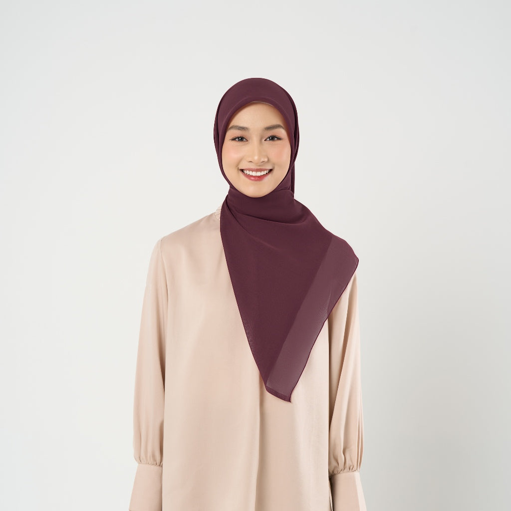 Plain Paris All Series - Hijab Segiempat Paris Jepang Premium
