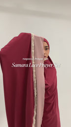 Mukena Travel Premium Samara Lace 1 Tone