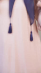 Plain Tassel Black & White - Hijab Ronce Segiempat Paris Jepang Premium