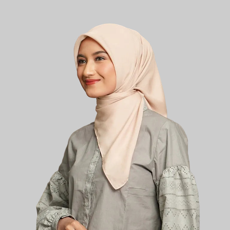 Primrose Voal - Jilbab Voal Segiempat Earth Tone