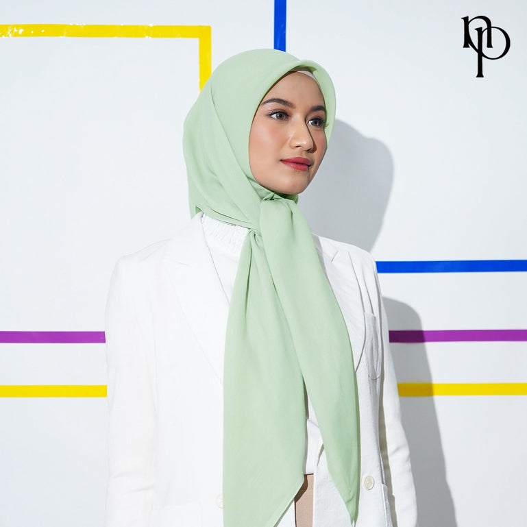 Plain Twill Series - Hijab Segiempat Paris Jepang Premium
