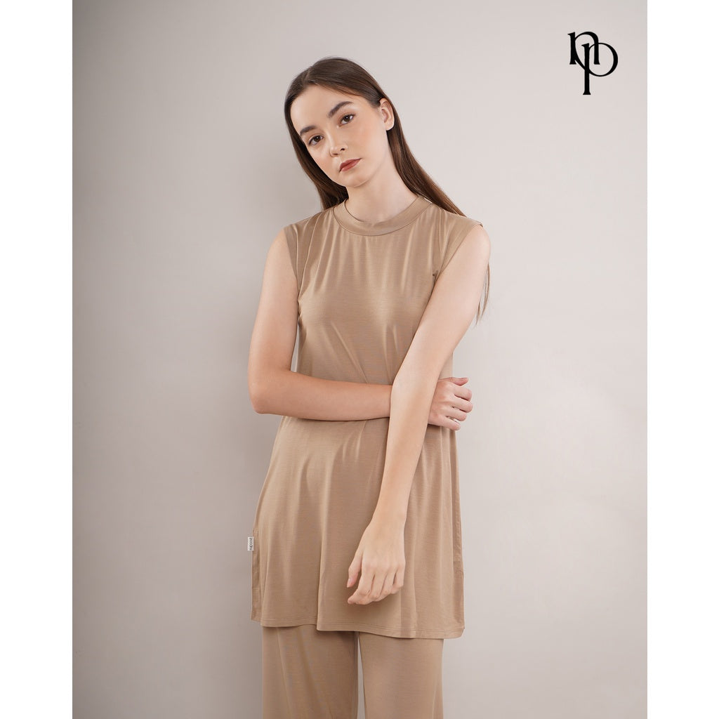 Tencel Tanpa Lengan Panjang