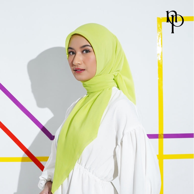 Plain Twill Series - Hijab Segiempat Paris Jepang Premium